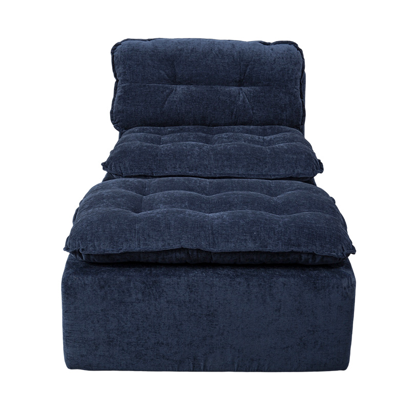Tolg Lánchúr Modúil Socraithe i gCorda Dhomhainghorm le Cúltaca Cushioned agus Ottoman Meaitseála Tolg Lánchúr Modúil Socraithe i gCorda Dhomhainghorm le Cúltaca Cushioned agus Ottoman Meaitseála