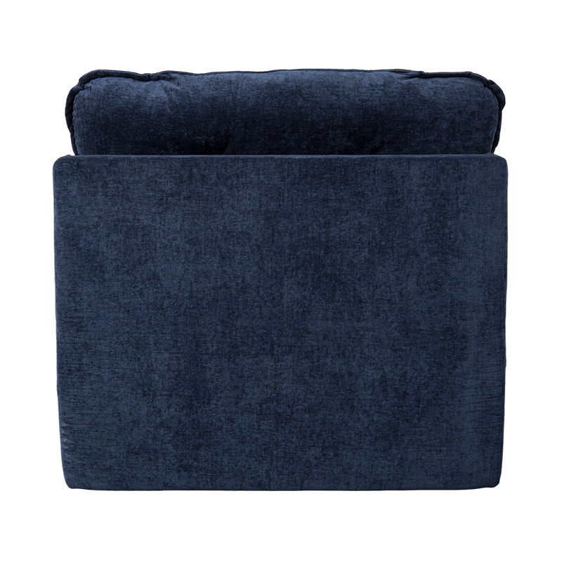 Tolg Lánchúr Modúil Socraithe i gCorda Dhomhainghorm le Cúltaca Cushioned agus Ottoman Meaitseála Tolg Lánchúr Modúil Socraithe i gCorda Dhomhainghorm le Cúltaca Cushioned agus Ottoman Meaitseála