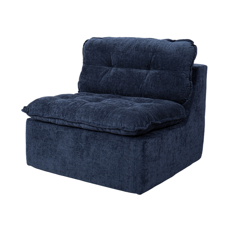 Tolg Lánchúr Modúil Socraithe i gCorda Dhomhainghorm le Cúltaca Cushioned agus Ottoman Meaitseála Tolg Lánchúr Modúil Socraithe i gCorda Dhomhainghorm le Cúltaca Cushioned agus Ottoman Meaitseála