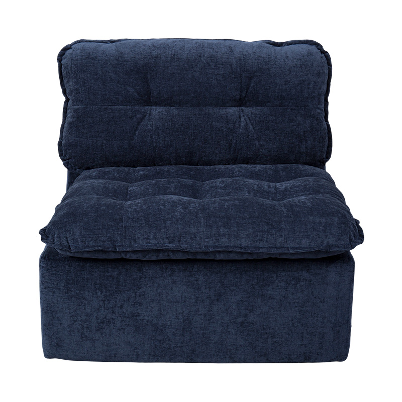 Tolg Lánchúr Modúil Socraithe i gCorda Dhomhainghorm le Cúltaca Cushioned agus Ottoman Meaitseála Tolg Lánchúr Modúil Socraithe i gCorda Dhomhainghorm le Cúltaca Cushioned agus Ottoman Meaitseála
