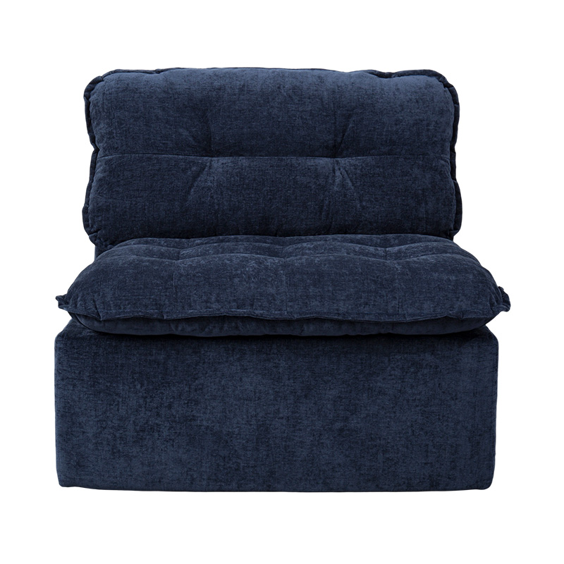 Tolg Lánchúr Modúil Socraithe i gCorda Dhomhainghorm le Cúltaca Cushioned agus Ottoman Meaitseála Tolg Lánchúr Modúil Socraithe i gCorda Dhomhainghorm le Cúltaca Cushioned agus Ottoman Meaitseála