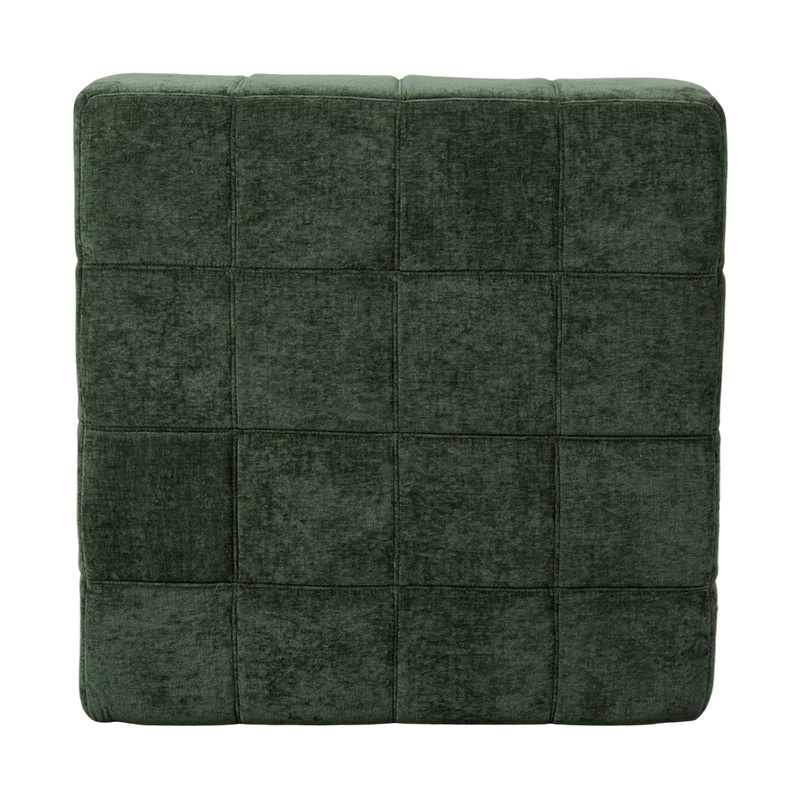 Tolg Iomlán Cúr Aonair Oversized i Corduroy Emerald Green le Dearadh Bloc Tolg Iomlán Cúr Aonair Oversized i Corduroy Emerald Green le Dearadh Bloc