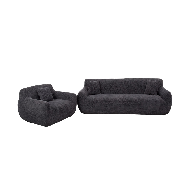 Tolg Aonair Stíl Hug Lán-Foam le Fabraic Trom Chenille agus Patrún Jacquard Fotheideal Tolg Aonair Stíl Hug Lán-Foam le Fabraic Trom Chenille agus Patrún Jacquard Fotheideal