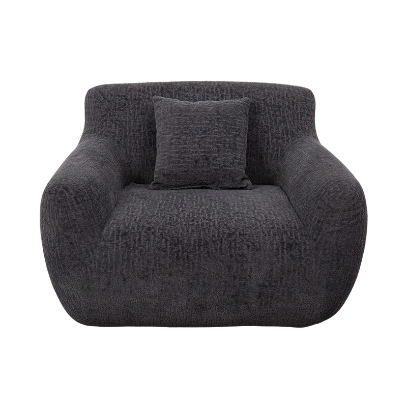 Tolg Aonair Stíl Hug Lán-Foam le Fabraic Trom Chenille agus Patrún Jacquard Fotheideal Tolg Aonair Stíl Hug Lán-Foam le Fabraic Trom Chenille agus Patrún Jacquard Fotheideal
