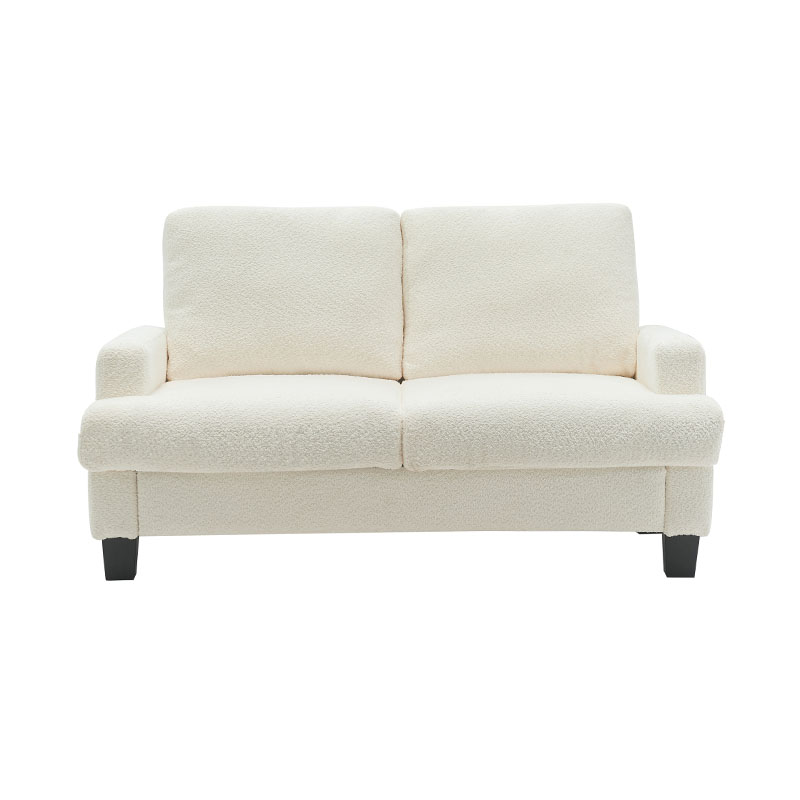 Tolg Fabraic Bán Teddy Velvet Nua-Aimseartha