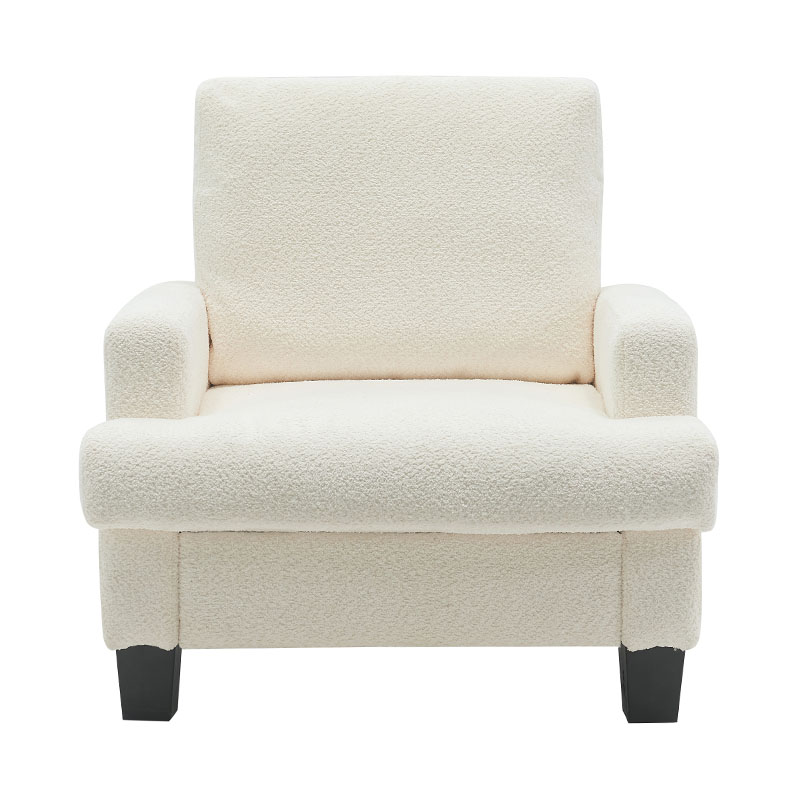 Tolg Fabraic Bán Teddy Velvet Nua-Aimseartha